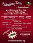 Celebration of Carols Christmas Concert, Emerald City Chorus, Dec. 8, 2012