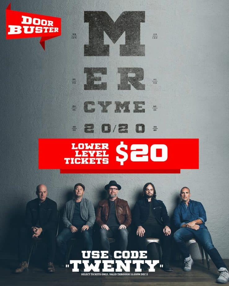 MercyMe tickets discounted at Hartman Arena Wichita
