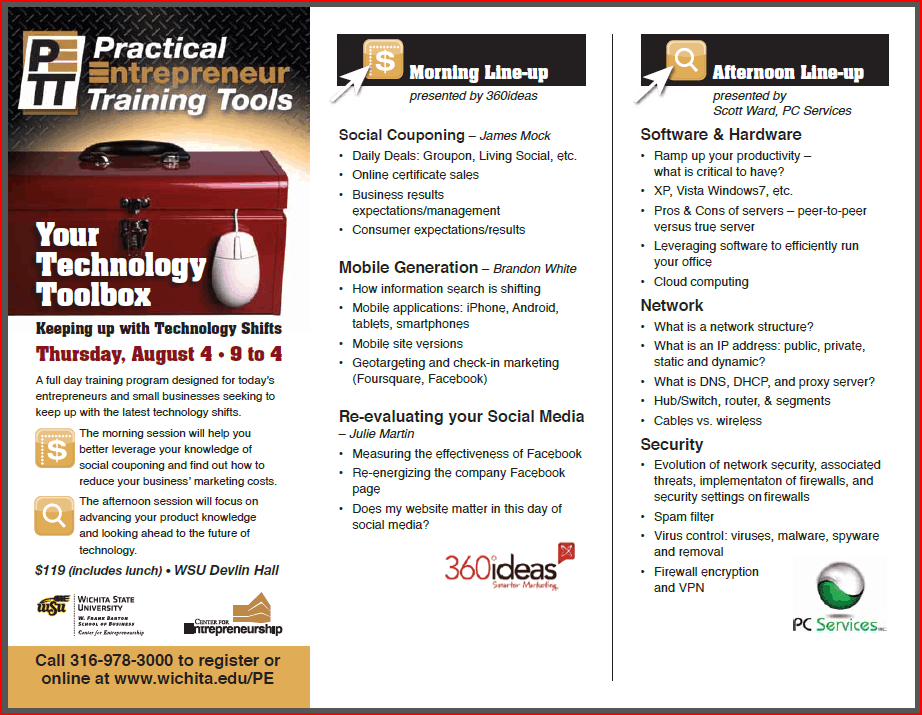 WSU Practical Entrepreneur Training Tools