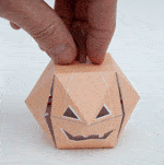 Free Pumpkin Paper Craft for Halloween