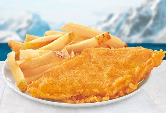 Long John Silvers fish and fries
