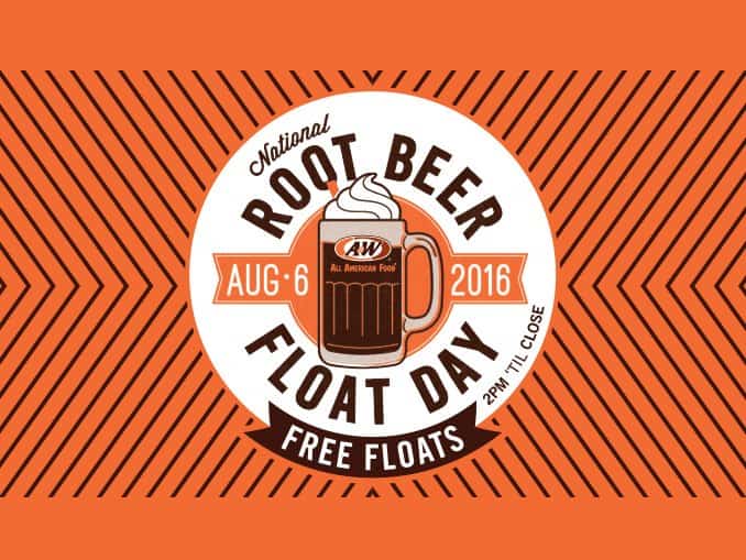 Free root beer floats at A&W for National Root Beer Float Day