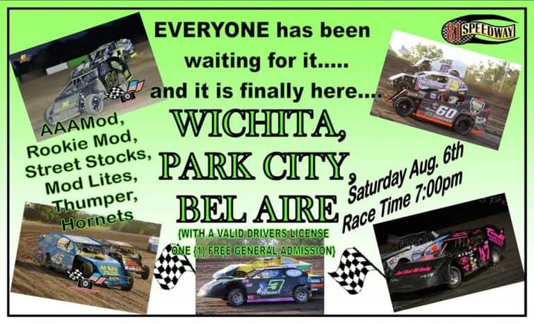 81 speedway wichita free night
