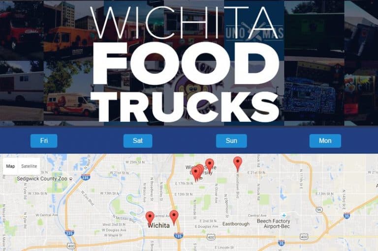 Wichita Food Trucks map