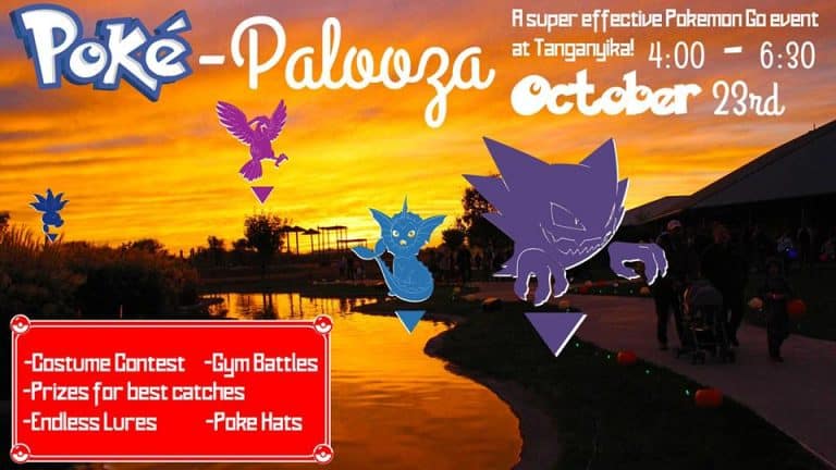 Pokemon Go event at Tanganyika Wildlife Park