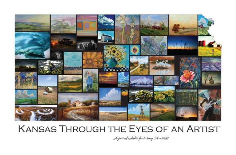 Kansas Day exhibit at Carriage Factory Art Gallery - Kansas through the eyes of an artist
