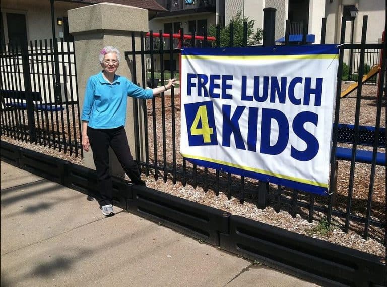 Free lunch 4 kids when school is out from Partners for Wichita