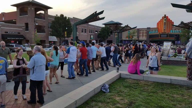 Dancing in Old Town Square with A Step Ahead Dance Studio