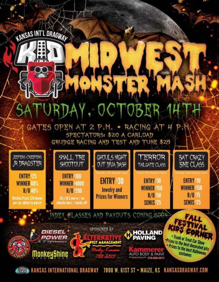 Midwest Monster Mash at Kansas International Dragway