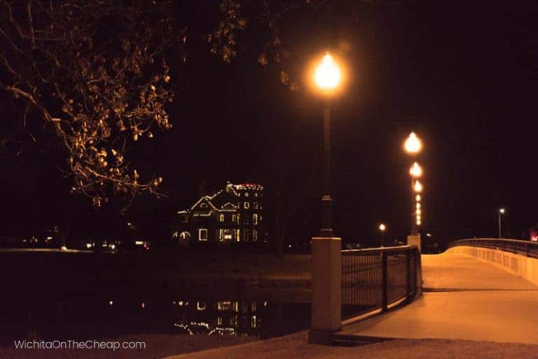 Riverside Castle Christmas Lights
