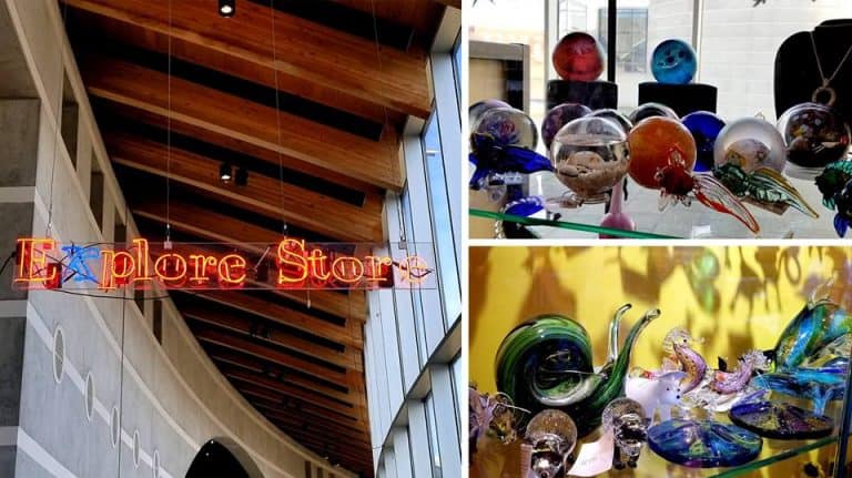 Exploration Place after-Christmas sale in the museum store