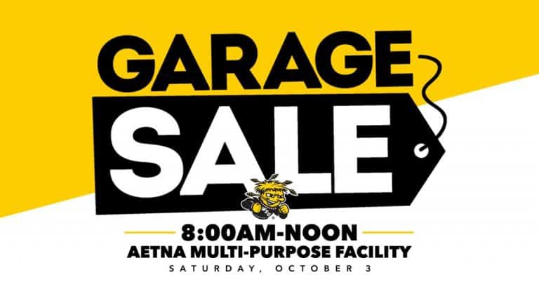 2020 WU Shockers Garage Sale flyer
