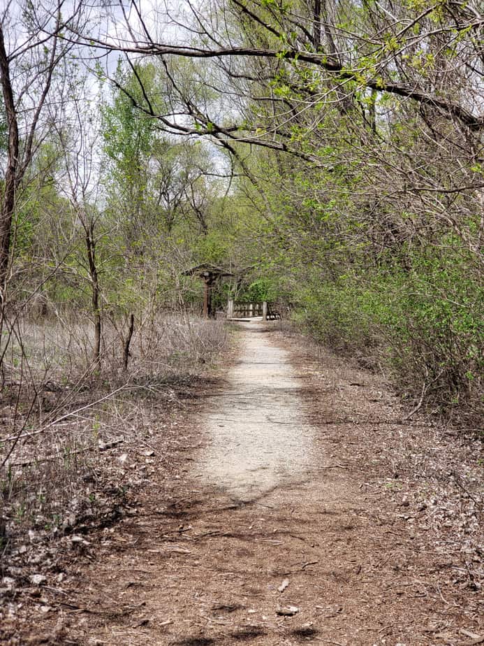 Spring Creek Nature Trail at Cheney Reservoir