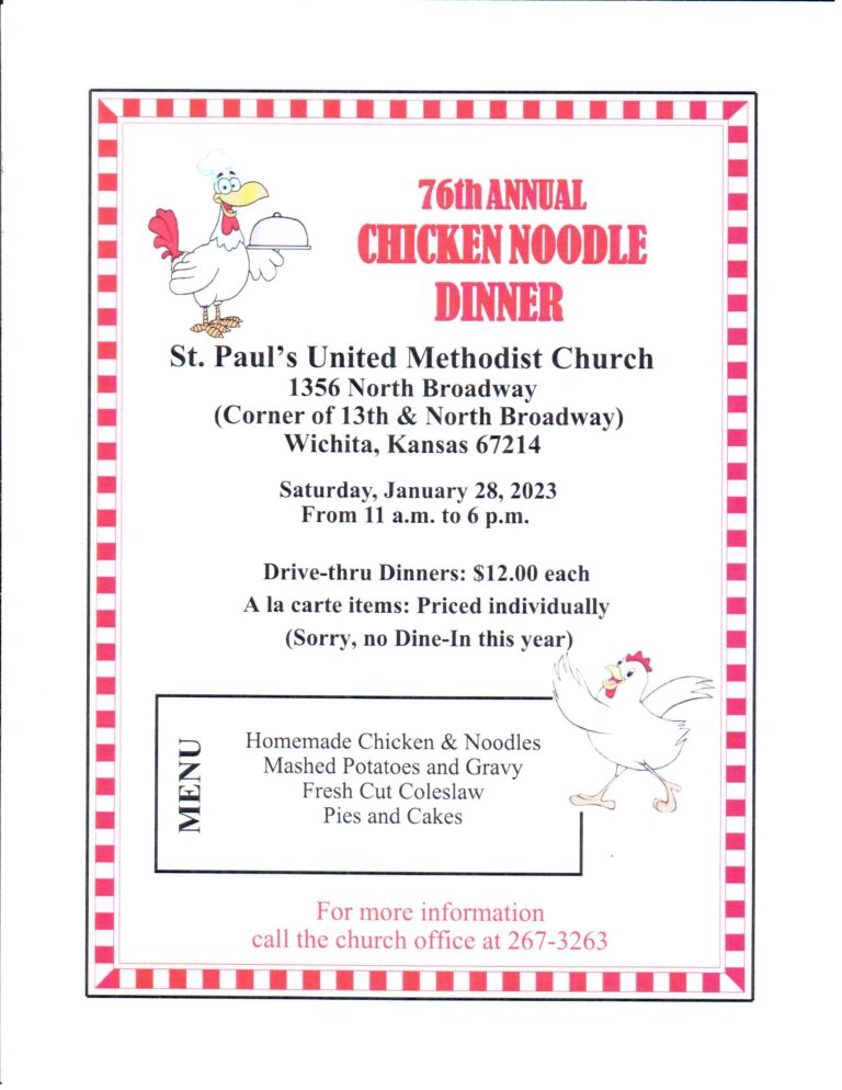 2023 Chicken Noodle Dinner