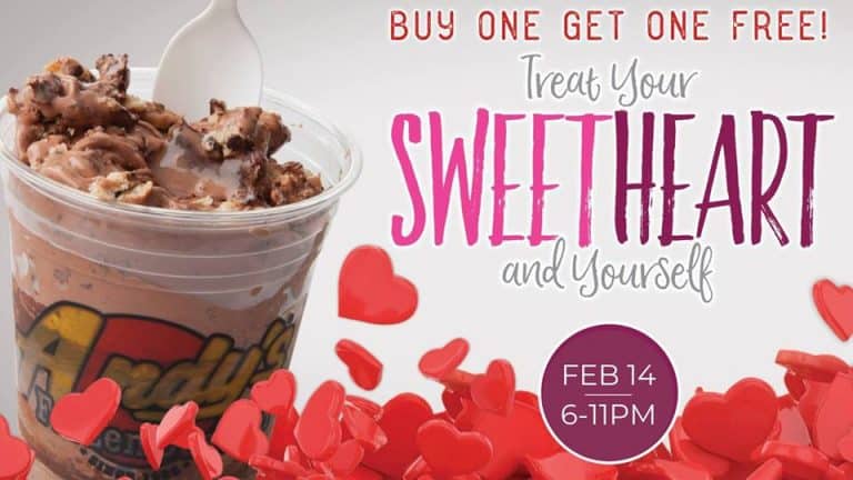 Andy's Frozen Custard Valentine's BOGO offer