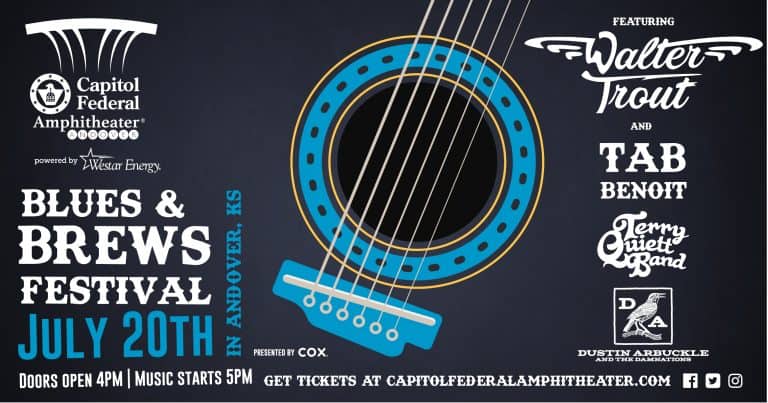 Blues & Brews Festival flyer 2019 at CapFed Amphitheater