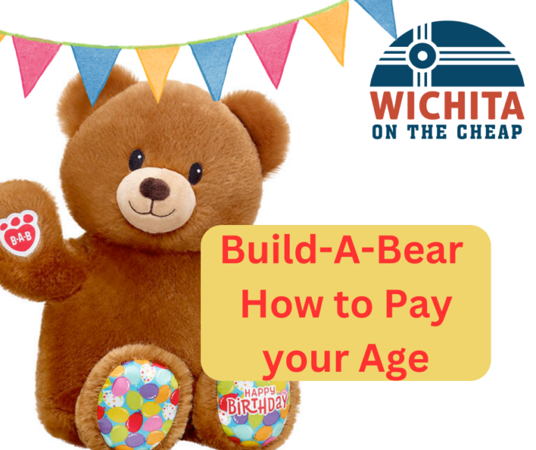 Build A Bear Pay your Age