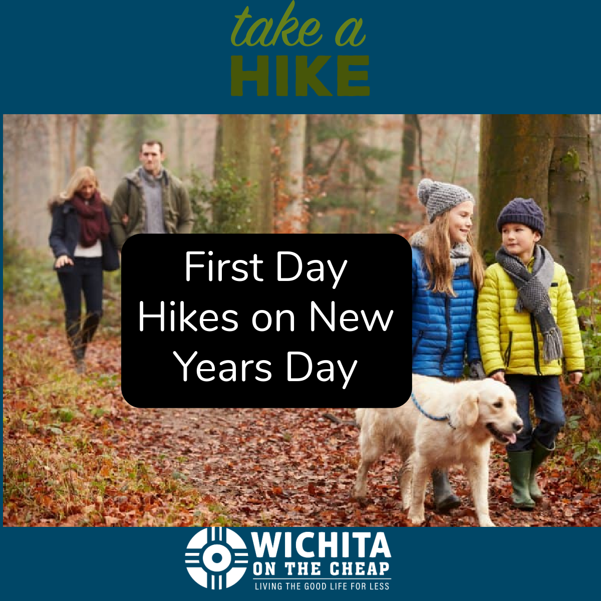 First Day Hikes on New Years Day in Kansas, Wichita