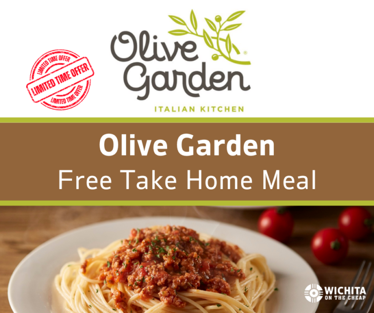 Free take home meal Olive Garden