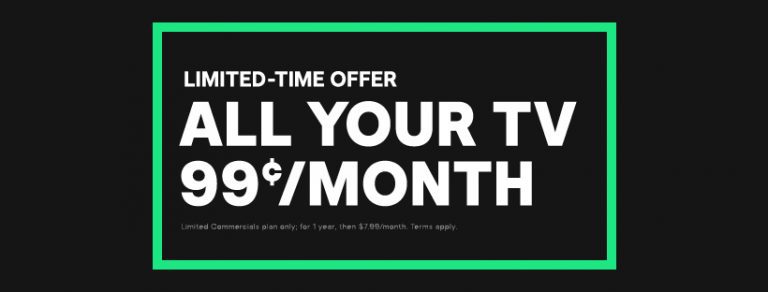 Hulu 99 cent a month special