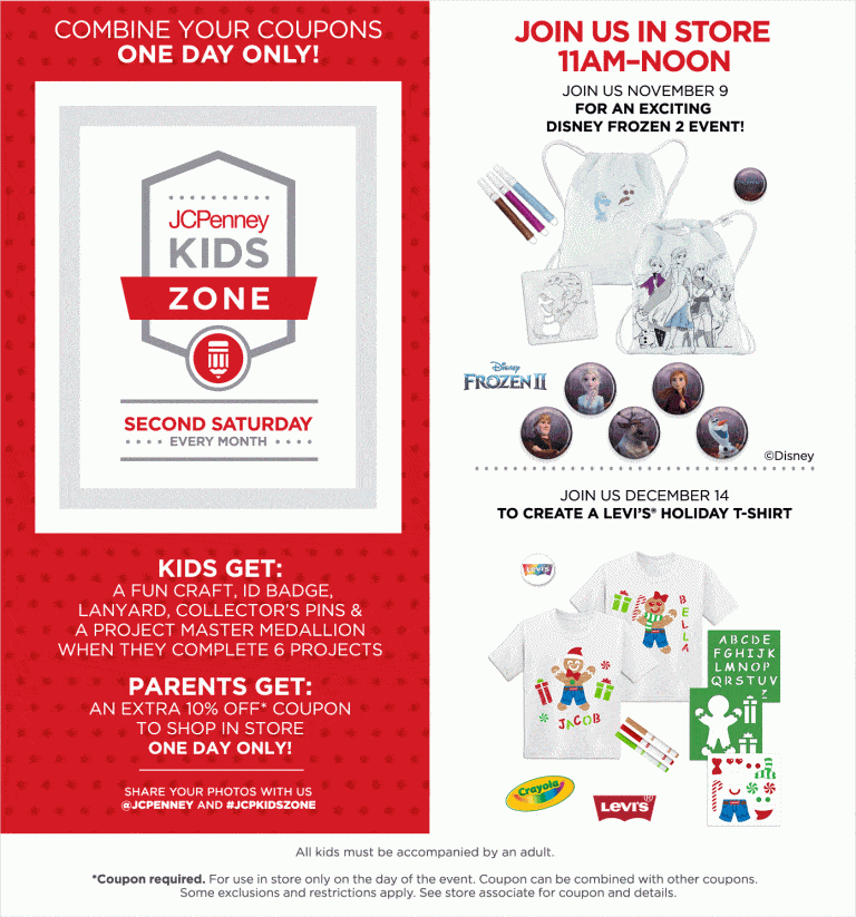 JCPenney Kid Zone Make and Take