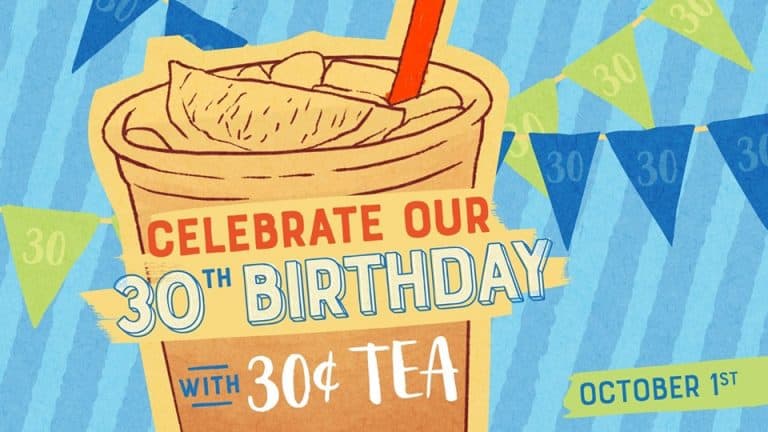 McAlisters birthday tea special