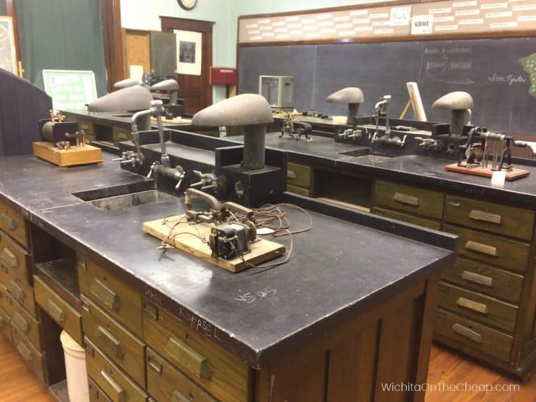 McCormick School Museum Wichita, science classroom