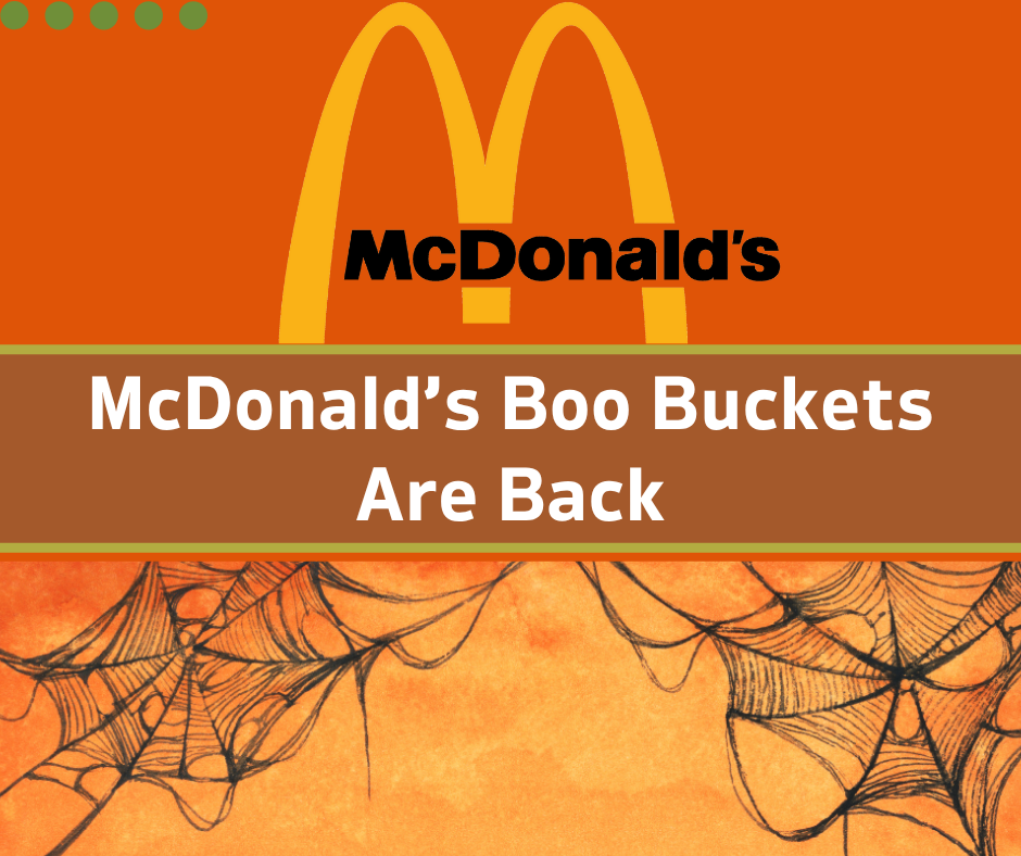 McDonald Halloween Pails are Back