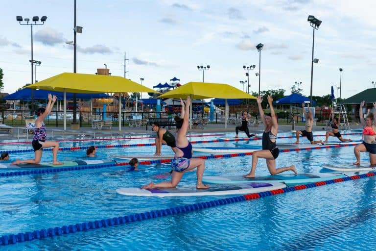 Paddleboard Yoga at Rock River Rapids