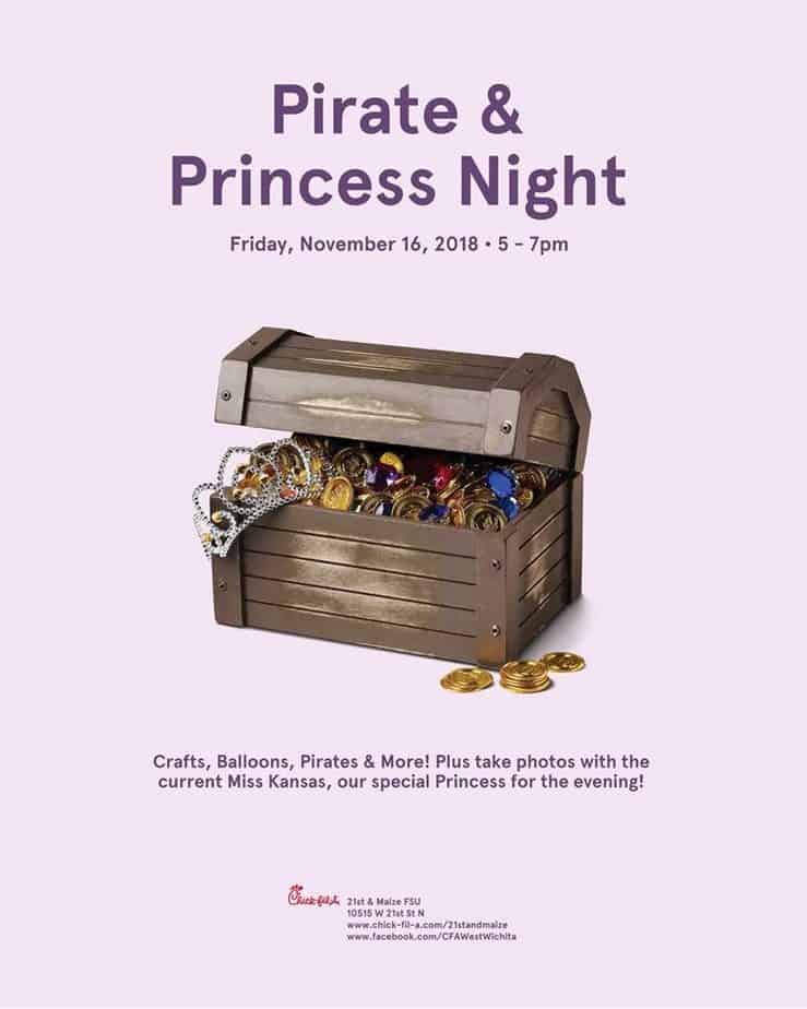 Pirate and Princess Night at Chick-fil-A