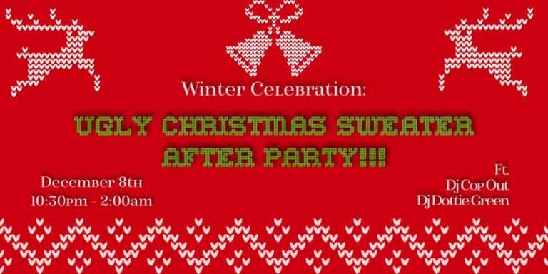 Wave Ugly Christmas Sweater After Party