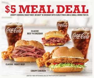 Arby's $5 Meal Deal