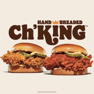 new ch'king chicken sandwich at burger king
