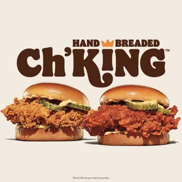 new ch'king chicken sandwich at burger king