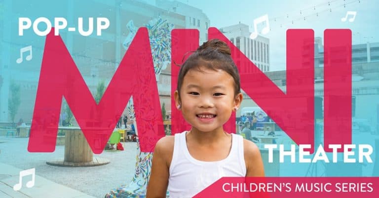 Childrens mini music theater series at the ICT Popup Park in Downtown Wichita
