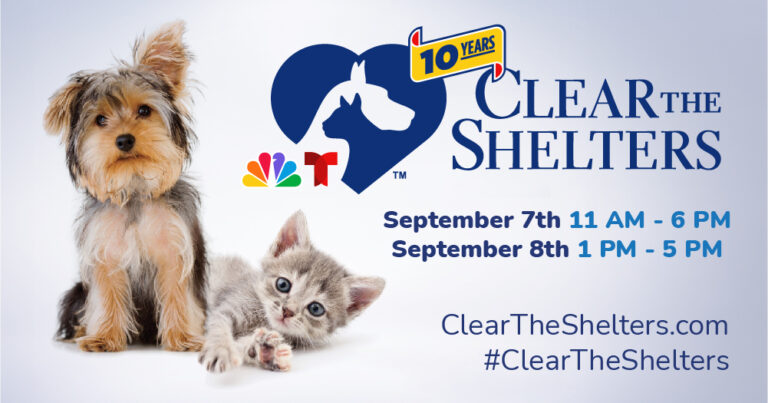 Clear the Shelters adoption event KS Humane Society Wichita KS