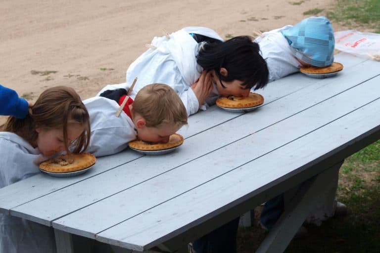 County Fair at Cowtown Pie Eating Contest