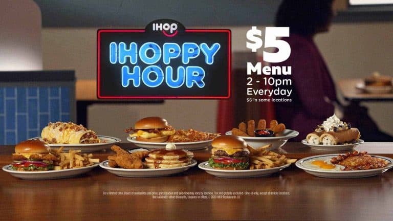 $5 IHOP meals