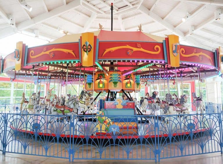 Joyland carousel at Botanica, Wichita KS 2021
