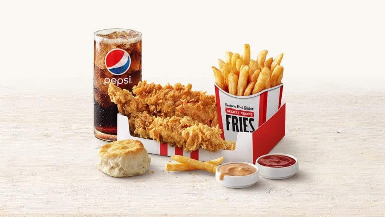 KFC Meal Deal for $5.49 - chicken tenders, fries, and a drink
