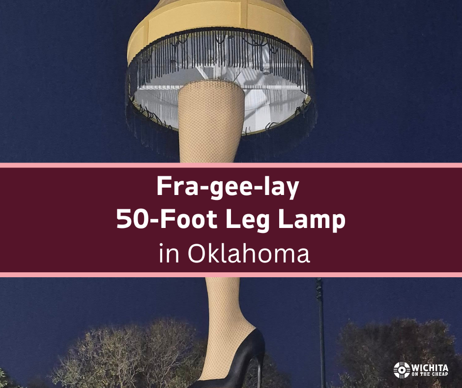 Fifty Foot Leg Lamp in Oklahoma FRA-GEE-LAY