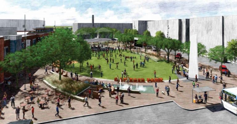 Naftzger Park architect's illustration