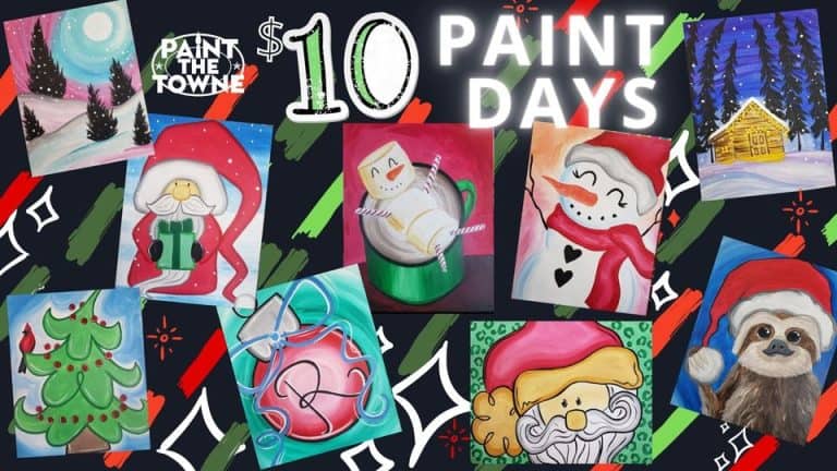Paint the Towne $10 paint days wichita ks