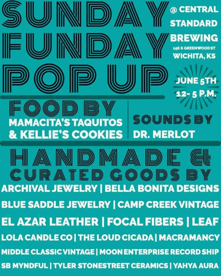 Sunday Funday june 5 popup central standard brewing