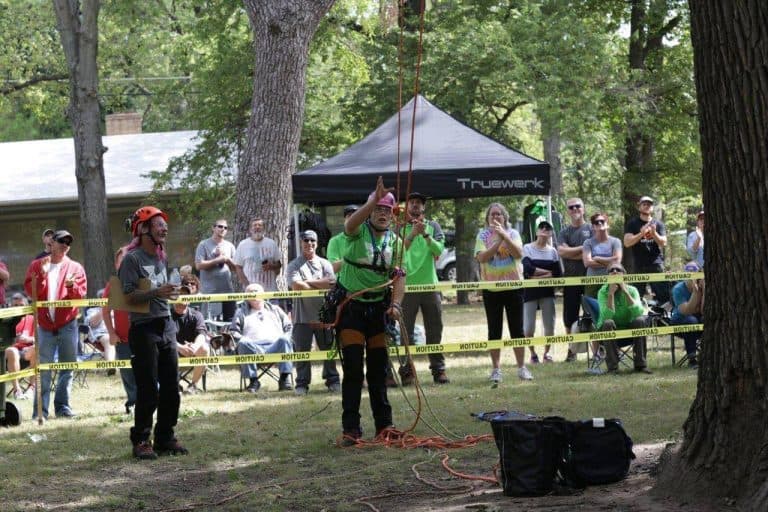 North American Open Masters Tree Climbing Championship at Oak Park in Kansas - Wichita