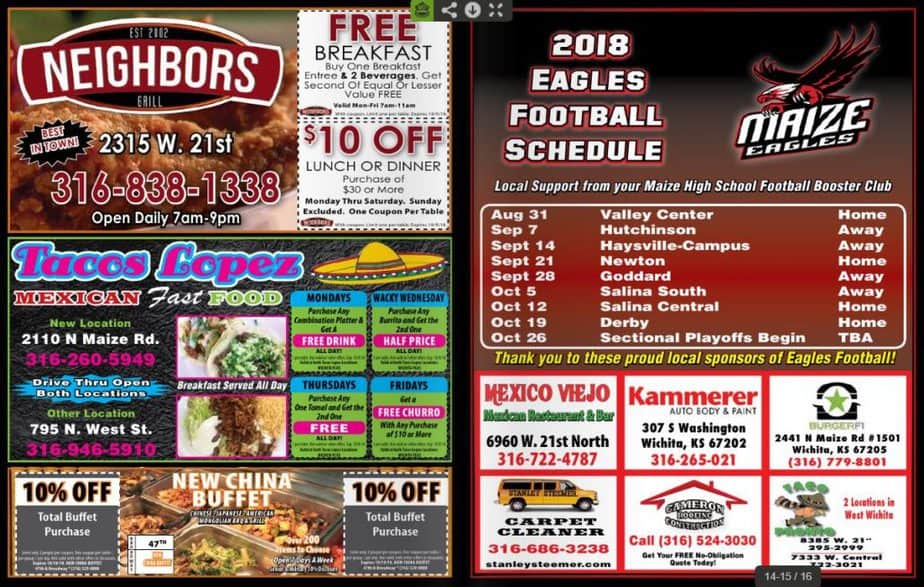 New coupons for Wichita, Harvey County, and Hutch at BuyLocalPlus.com